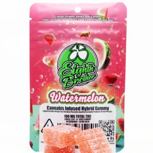 Watermelon Single 100mg Cut-A-Dose Gummy - 100mg